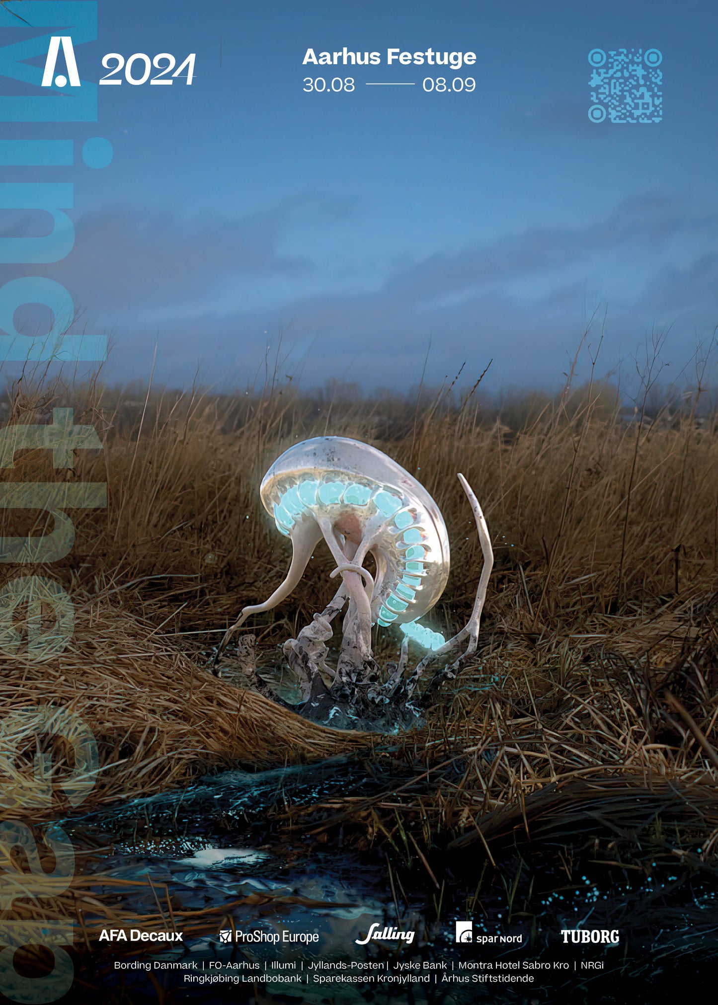 Aarhus Festuge plakat 2024 (Egå Engsø) - Studio ThinkingHand