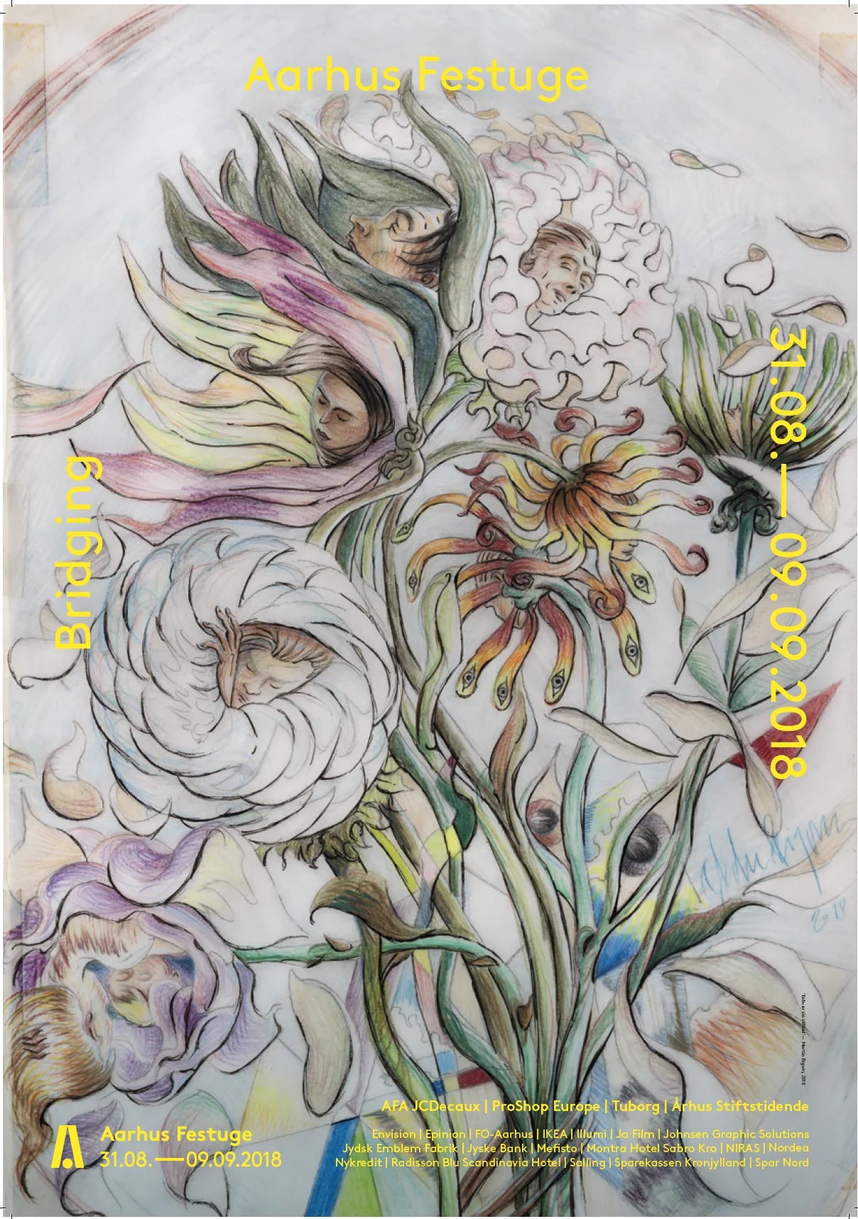 Martin Bigum - Genoptryk af Aarhus Festuges plakat 2018