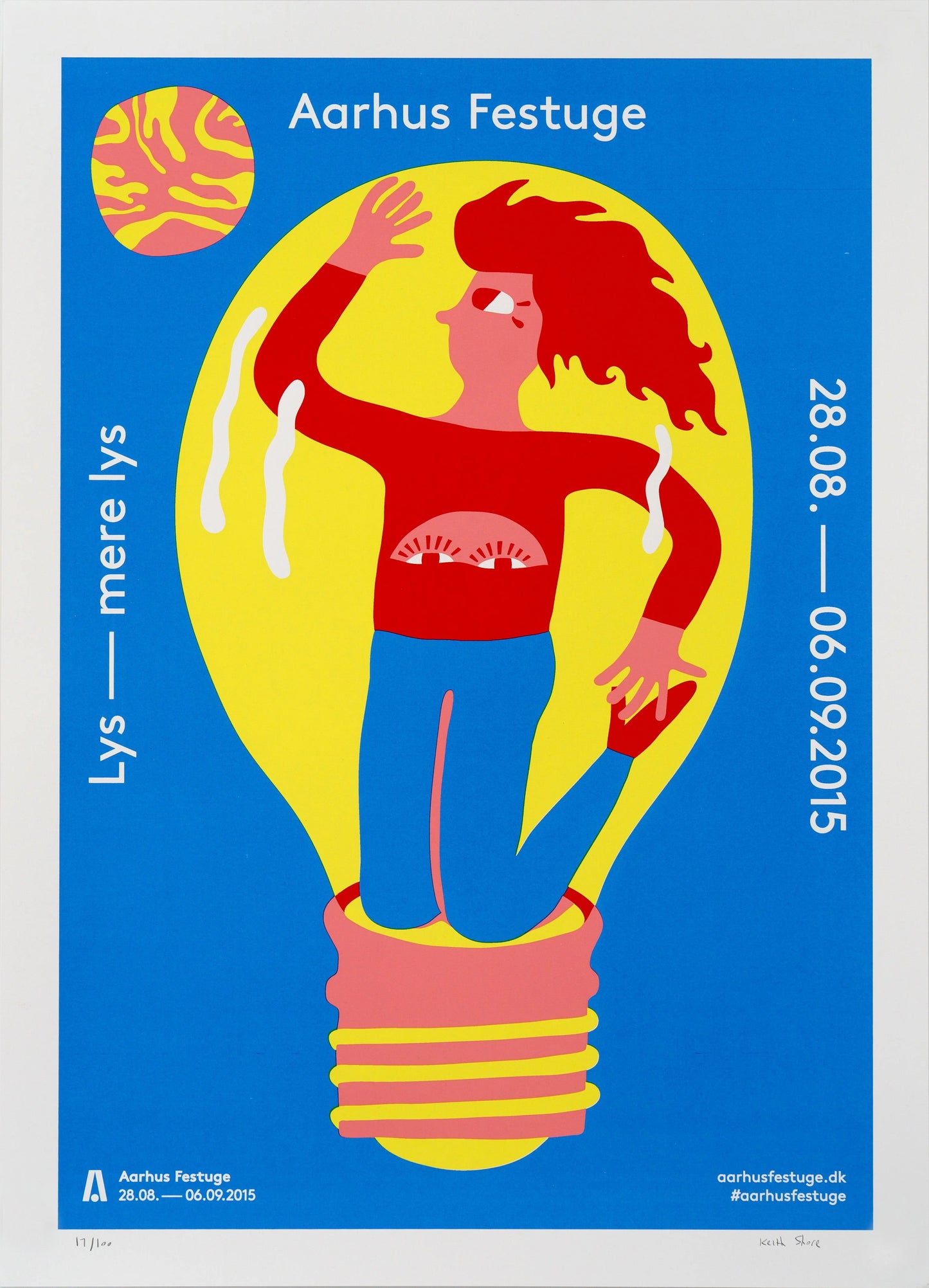 Keith Shore - Særtryk af Aarhus Festuges plakat 2015